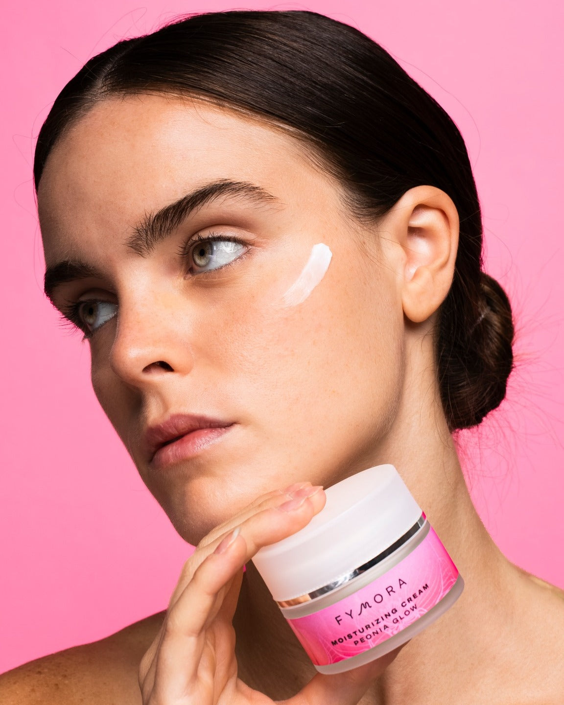 Fymora Skincare - Crema viso idratante Peonia Glow