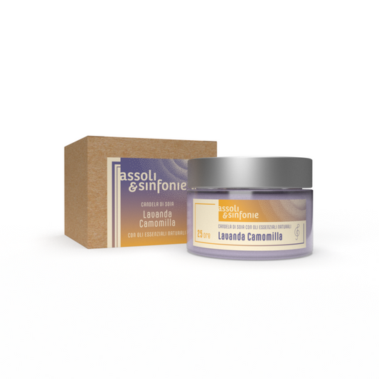 Bioteko Cosmetica - Candela ambiente alla Lavanda e Camomilla 200gr