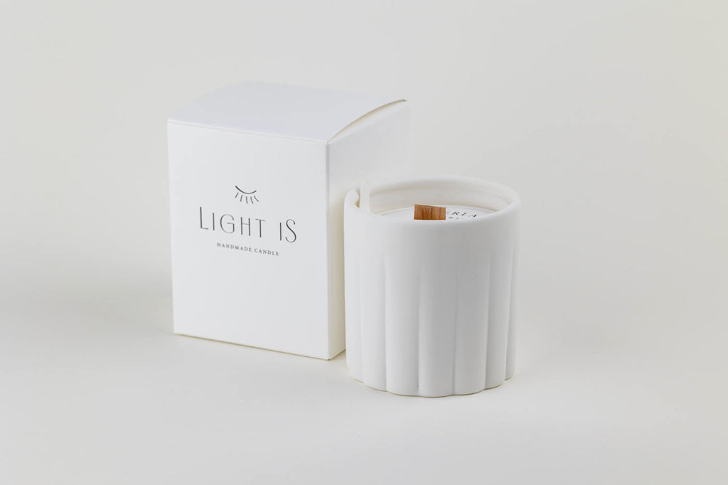 Light iS - Handmade Candle - AVORIO – Propoli e Ginepro – 270 GR