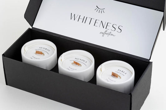 Light iS - Handmade Candle - COFANETTO WHITENESS