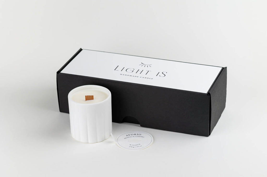 Light iS - Handmade Candle - COFANETTO WHITENESS