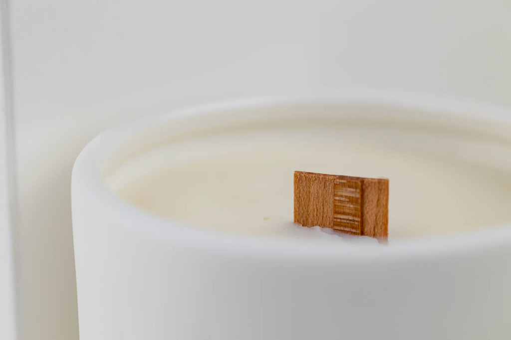 Light iS - Handmade Candle - NUVOLA – Basilico e Legno di Betulla – 270 GR