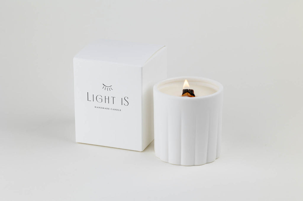 Light iS - Handmade Candle - AVORIO – Propoli e Ginepro – 270 GR