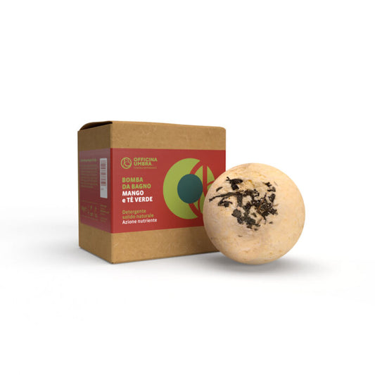 Bioteko Cosmetica - Mango and green tea bath bomb - nourishing action 100gr
