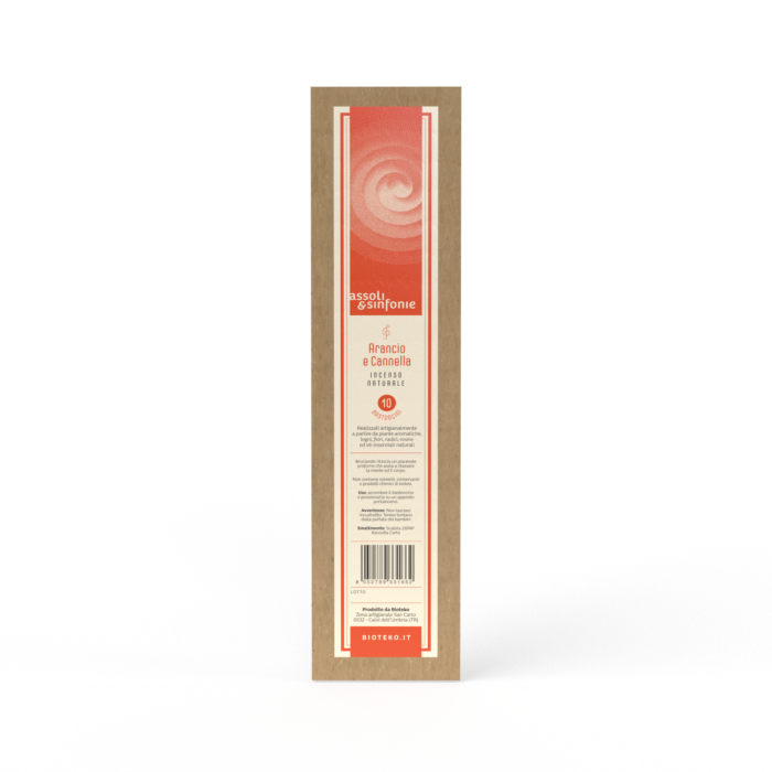 Bioteko Cosmetics - Orange and Cinnamon Incense pack 10