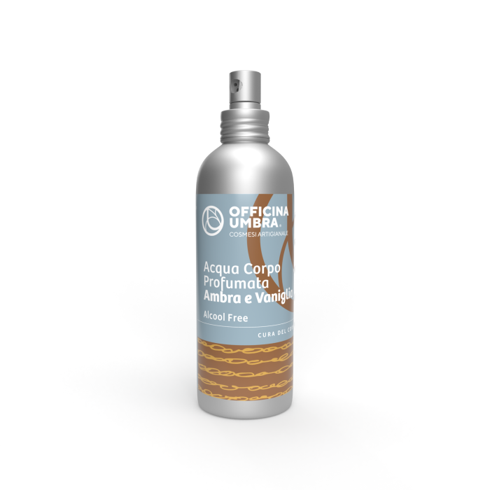 Bioteko Cosmetics - Amber and Vanilla Scented Body Water Alcohol Free - 100 ml