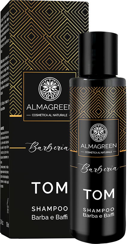 Almagreen - TOM – MOISTURIZING SHAMPOO FOR BEARD AND MUSTACHE