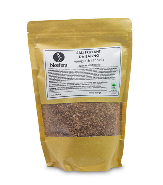 Bioteko Cosmetica - Vanilla and Cinnamon sparkling bath salts 500gr