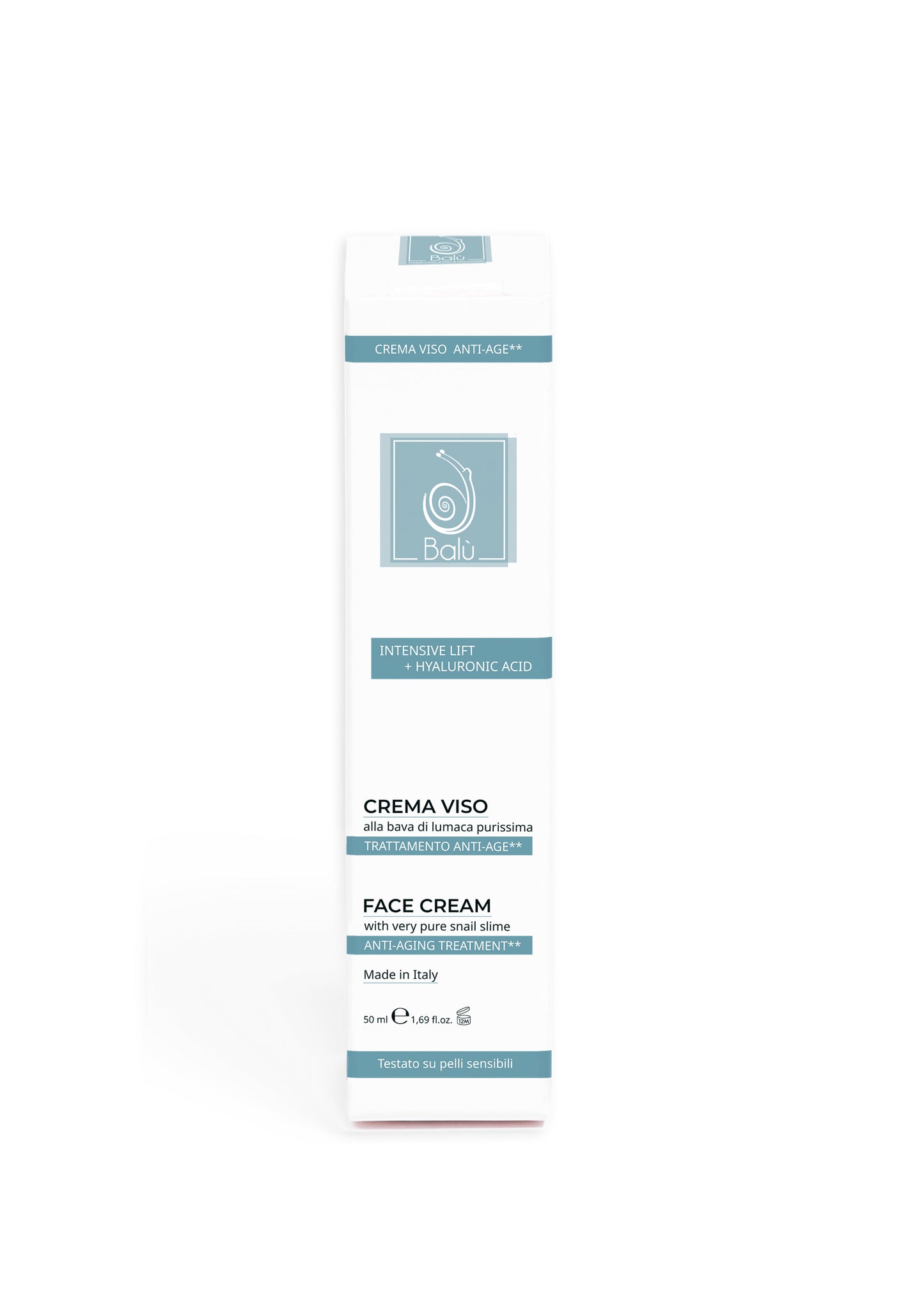 Balù Cosmetics - INTENSIVE LIFT+ FACE CREAM WITH PURE SNAIL SLIME AND HYALURONIC ACID