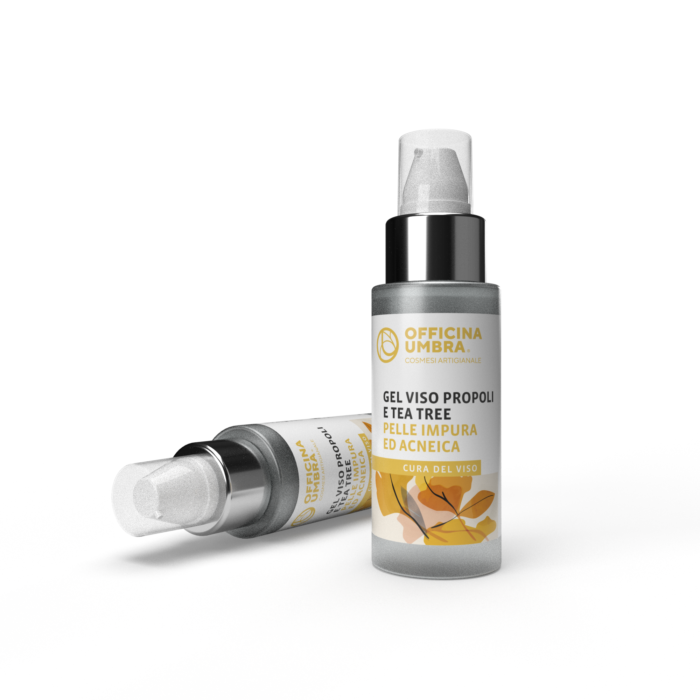 Bioteko Cosmetica - Gel viso propoli e tea tree pelle acneica 30ml