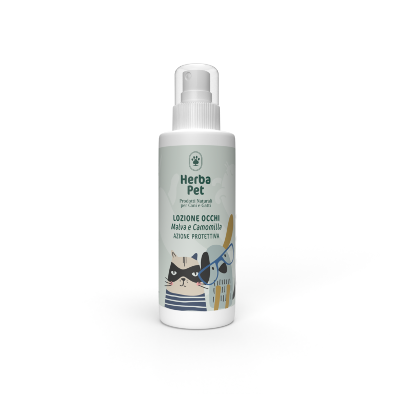 Bioteko Cosmetica - HerbaPet: Cosmetici per Cani e Gatti Lozione Occhi Malva e Agrimonia 100ml