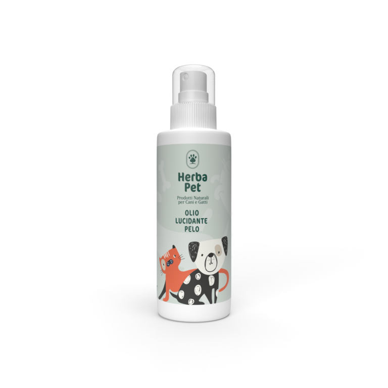 Bioteko Cosmetica - HerbaPet: Cosmetici per Cani e Gatti Olio lucidante pelo profumato 100l