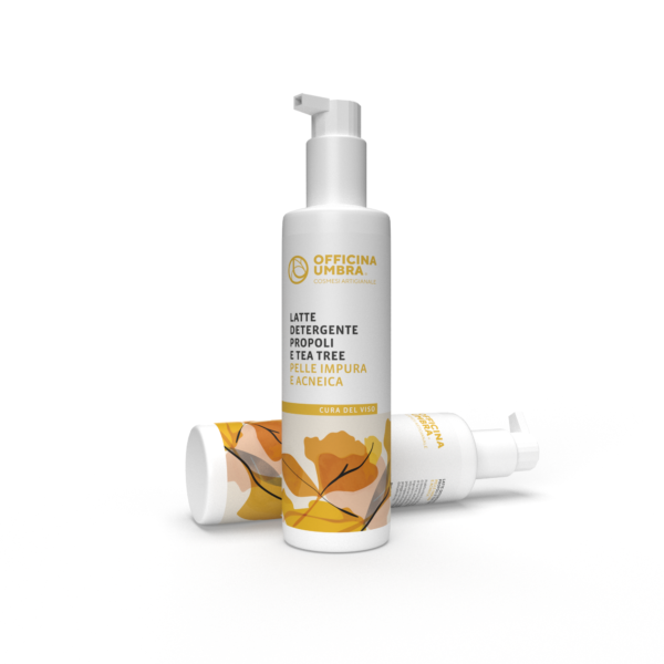 Bioteko Cosmetica - Latte detergente pelle impura ed acneica Propoli e Tea tree 200ml