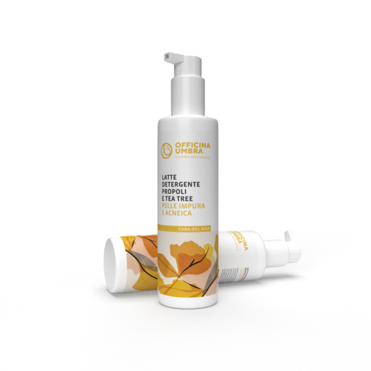 Bioteko Cosmetica - Latte detergente pelle impura ed acneica Propoli e Tea tree 200ml