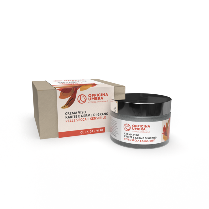 Bioteko Cosmetica - Crema Viso Karitè e Germe di Grano pelle Secca e Sensibile 50ml