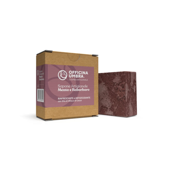 Bioteko Cosmetica - Sapone artigianale Menta & Rabarbaro 100gr