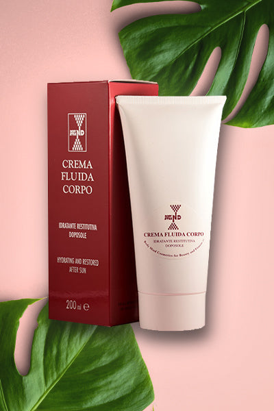 Body Mind Cosmetics - MOISTURIZING RESTORING AFTER SUN BODY FLUID CREAM – WITH NATURAL ACTIVE INGREDIENTS - ML 200