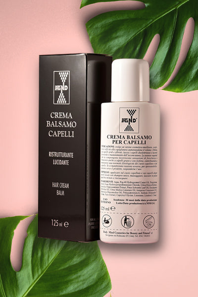 Body Mind Cosmetics - CREAM HAIR CONDITIONER WITH ACTIVE INGREDIENTS AND NATURAL PRESERVATIVES - ML 125