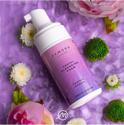 Fymora Skincare - Mousse Detergente Peonia Fresh